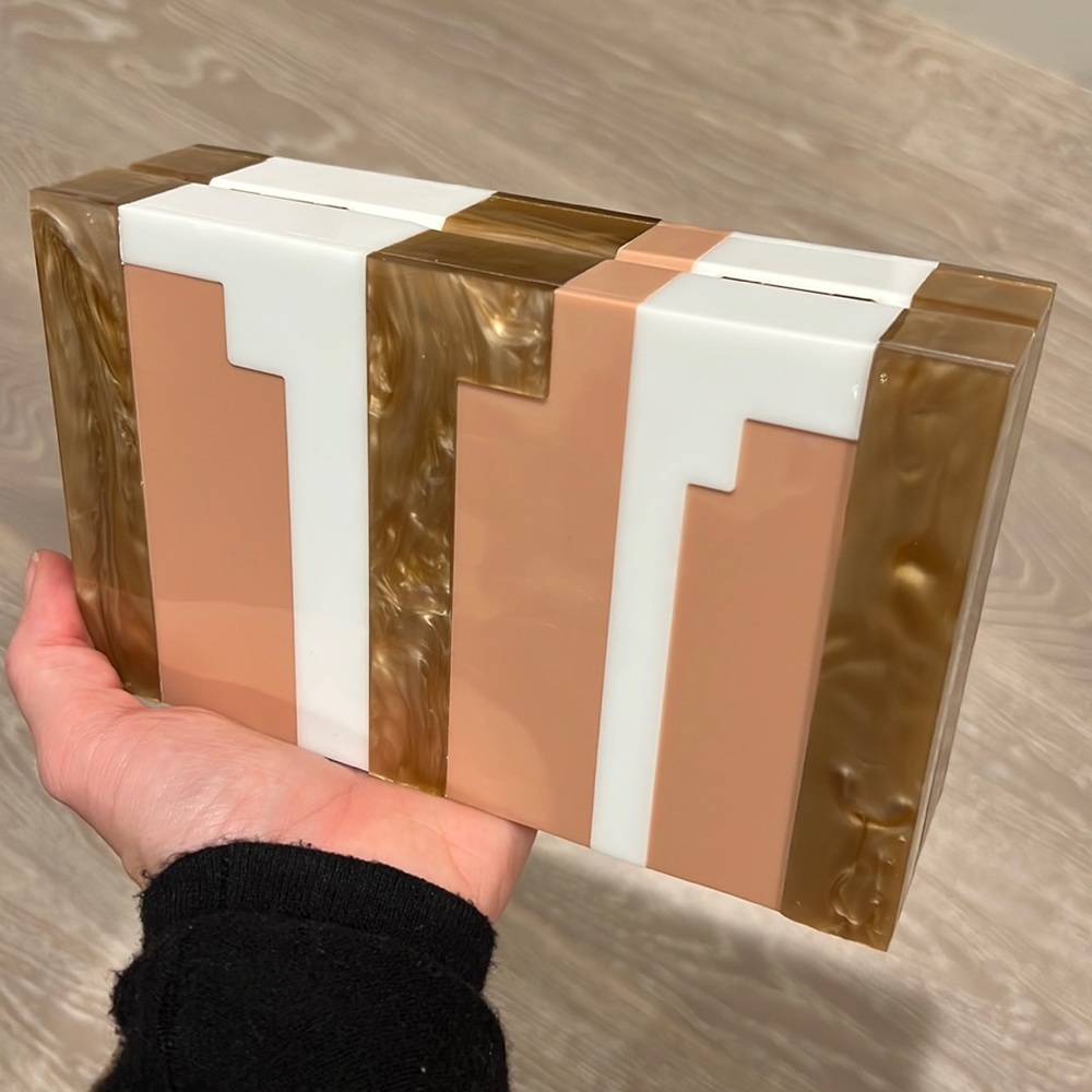 acrylic Zara purse